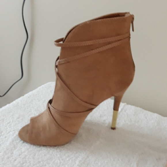 beige booties - Picture 2 of 8